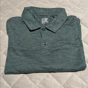 32 Degrees Cool Mens Polo Shirt Large Green